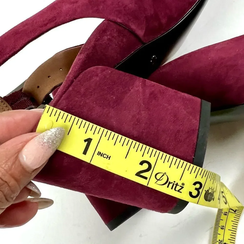 Vionic Nareen Suede Slingback Heels - Picture 11 of 11